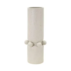 Vaso Tom, Crema, 16x16 h41 cm