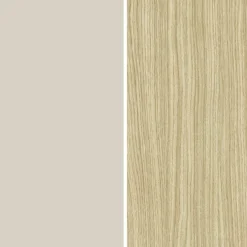 Vetrina Beige 7 Ripiani 10 Vani 80x38x120.5h cm, 3 Ante - Severino