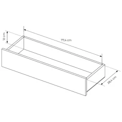 Vetrina Marrone Noce Trasparente 8 Ripiani 2 Ante 94x40x196h cm, con led - Katiso