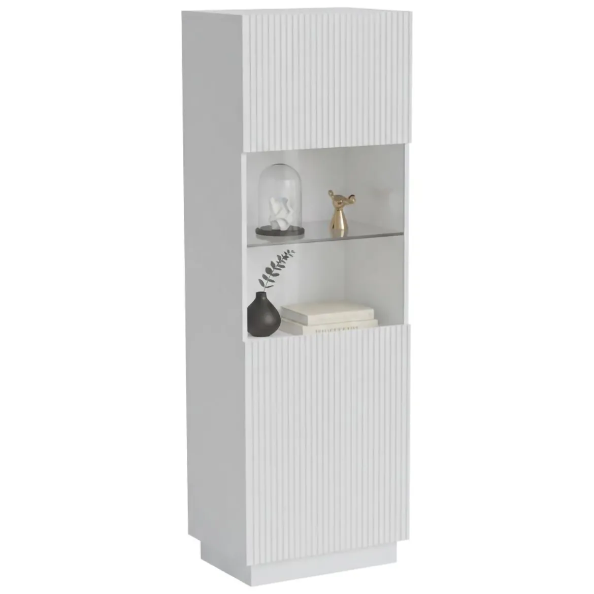 Vetrina Vado, 60x40 h178 cm, Bianco